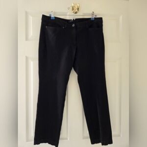 WHBM Black The Slim Pants 12S